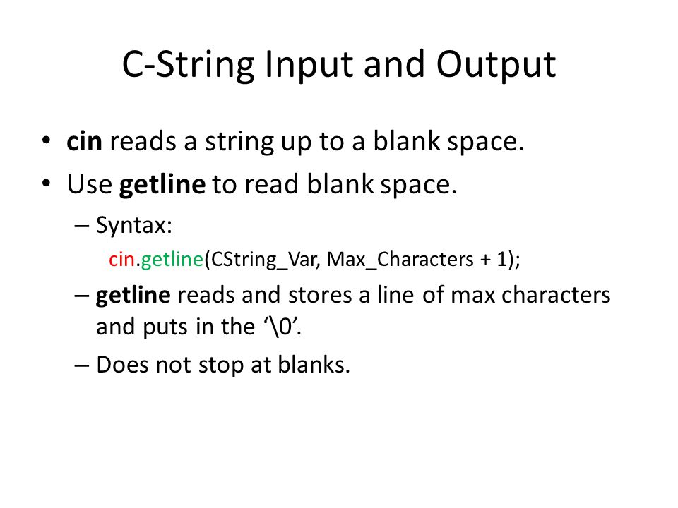 Chapter 8 Strings and Vectors (8.1 and 8.2). An Array of characters Defined  as: char firstName[20]; char firstName[] = {'T', 'i', 'm'}; // an array of.  - ppt download