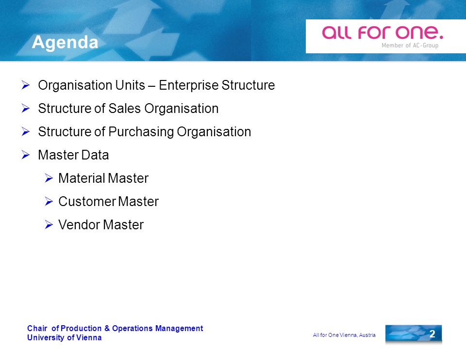 1 Sap Logistic Chair Or Production Operations Management