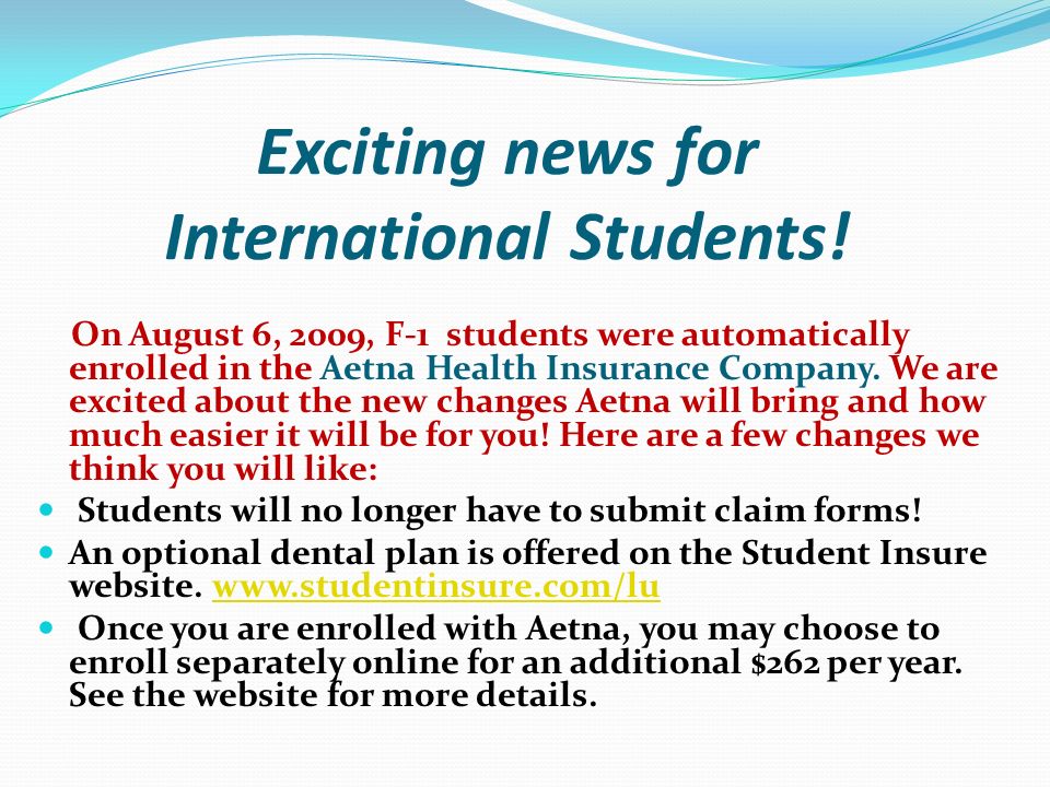 Exciting news for International Students.