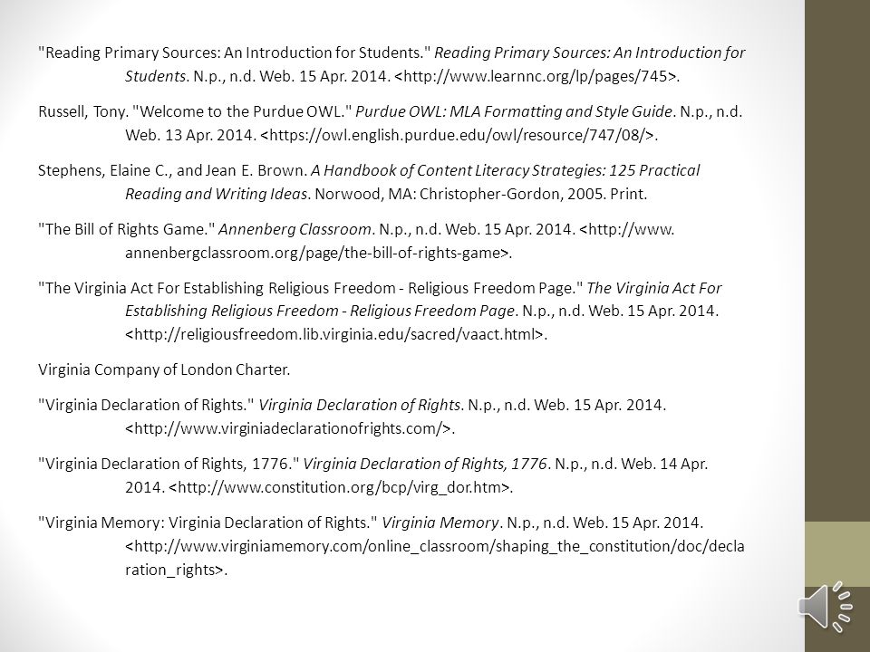 mla declaration of independence
