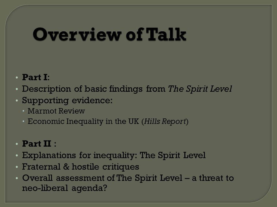 the spirit level review