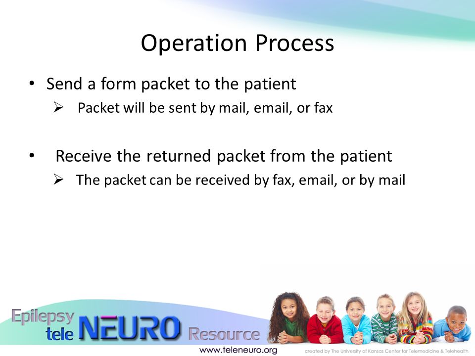 scheduling operation protocol send an application form to patients patient application form