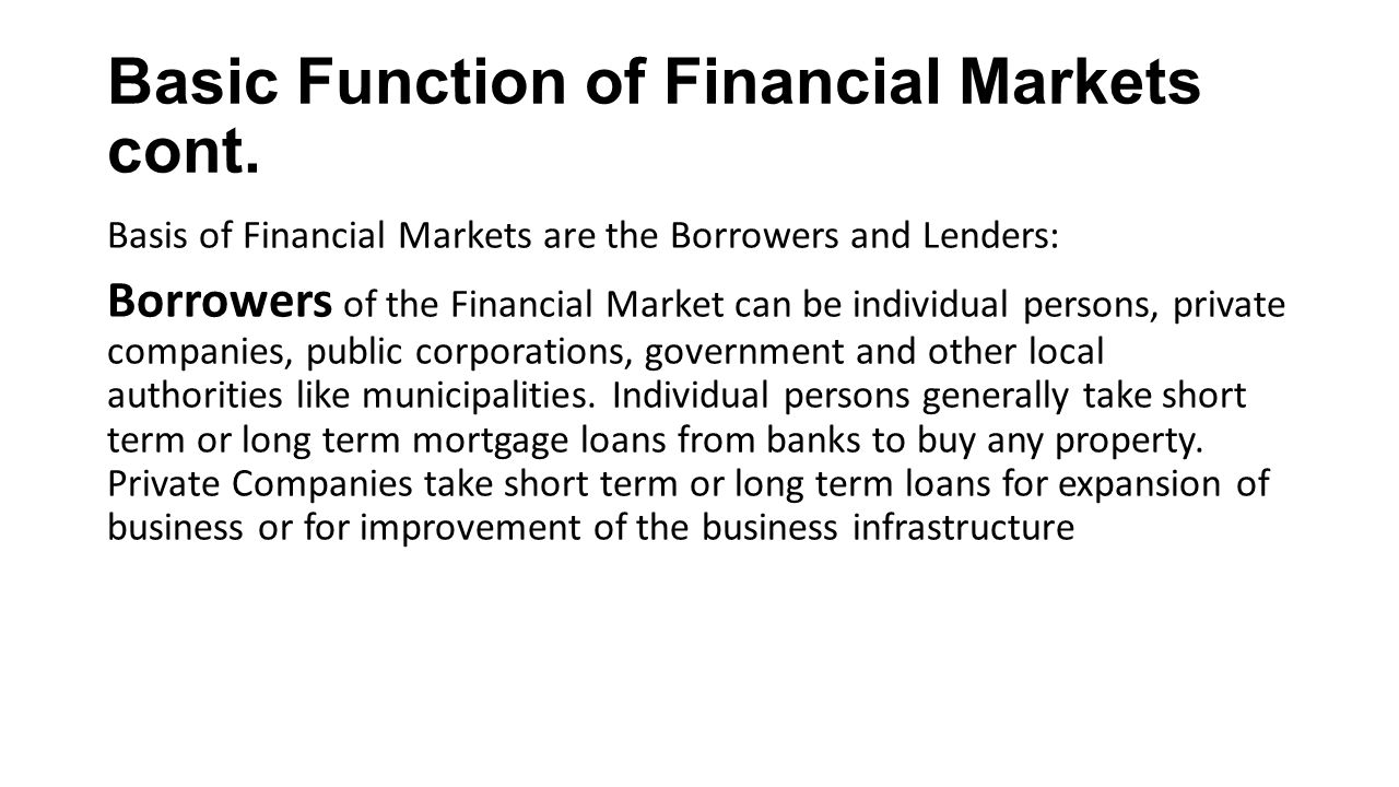 How does the money market function 78 How does the money market function 41