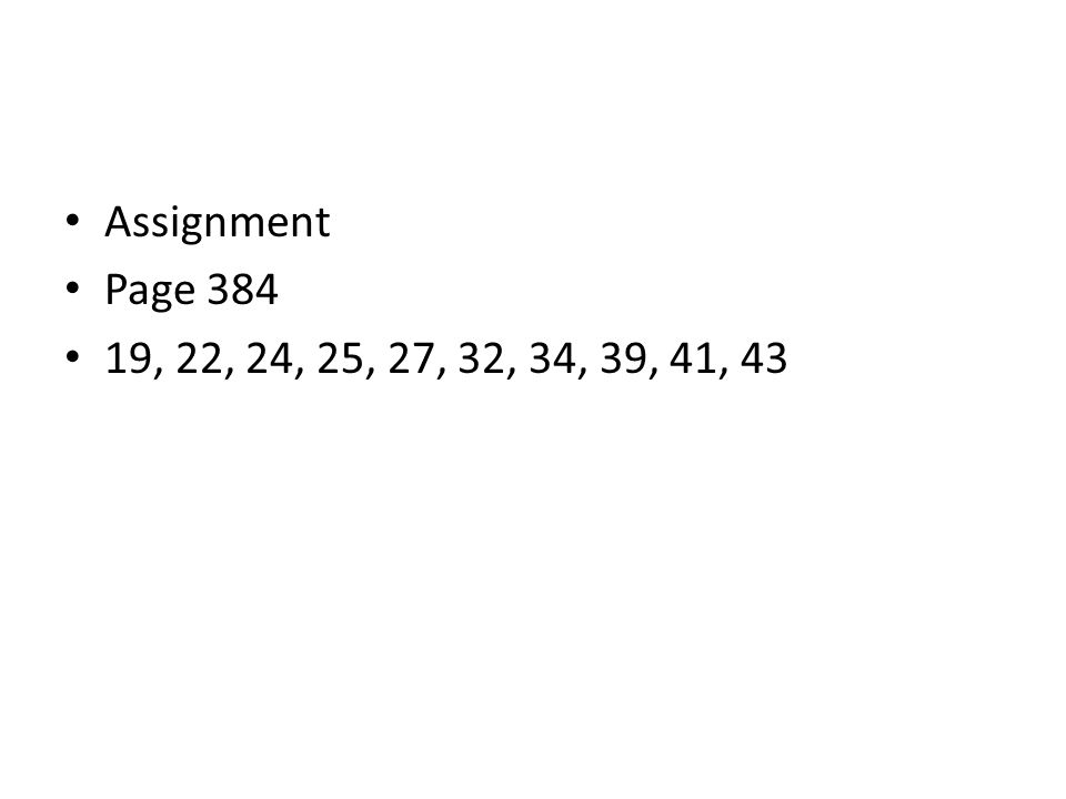Assignment Page , 22, 24, 25, 27, 32, 34, 39, 41, 43