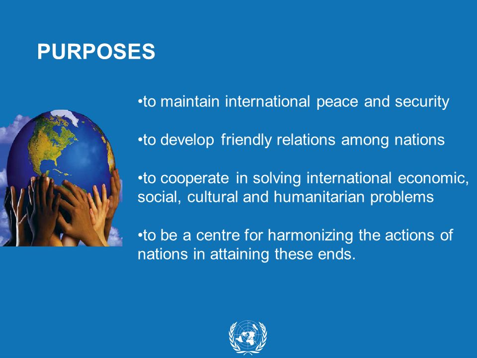 The Role of the International Organizations İn the World Security particularly: UNITED NATIONS. - ppt download