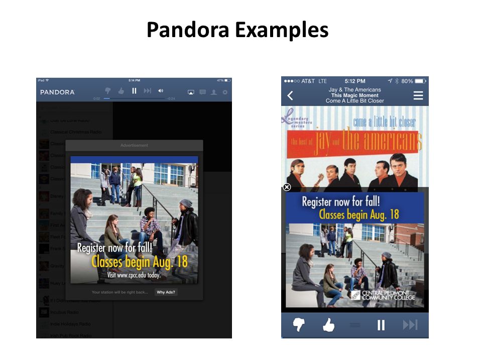 Pandora Examples