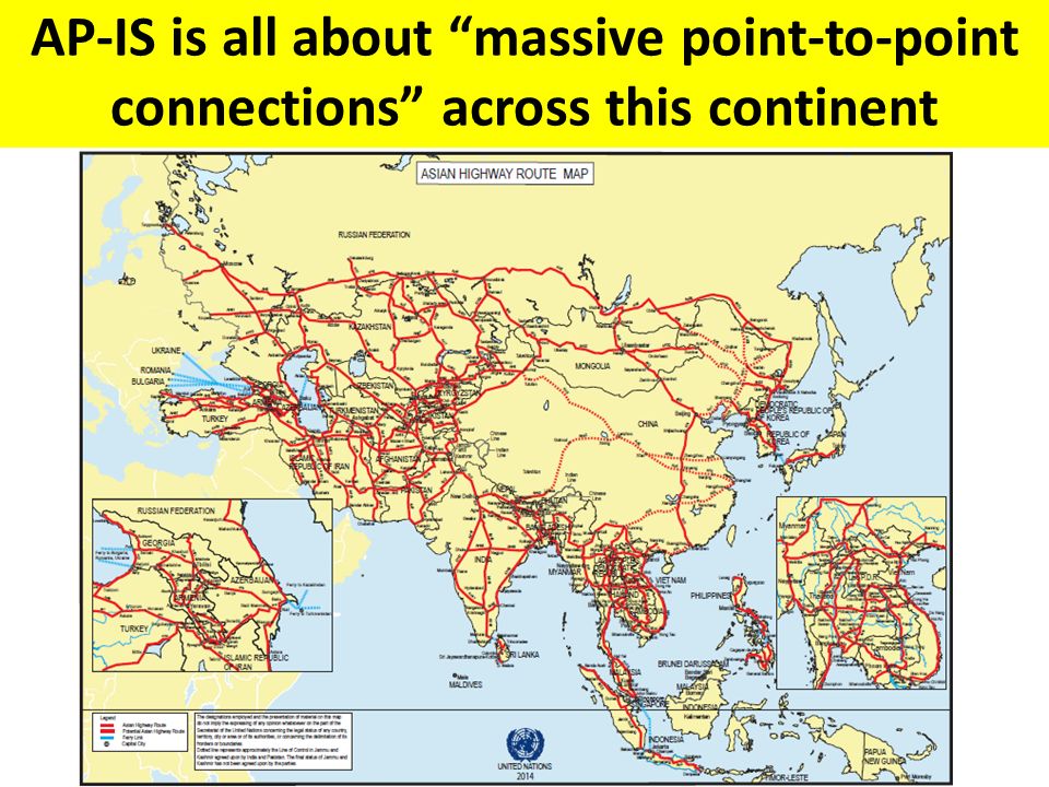 AP-IS is all about massive point-to-point connections across this continent