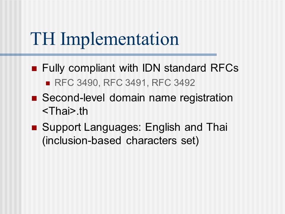 Thnic S Idn Deployment Experience In Thailand Thai Name Server Co Images, Photos, Reviews