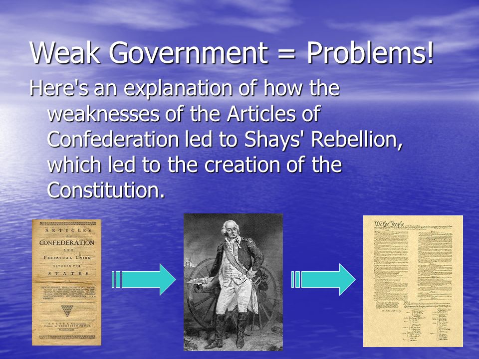 Conclusion Why Did the Founding Fathers believe the Articles needed to be replaced by the US Constitution.