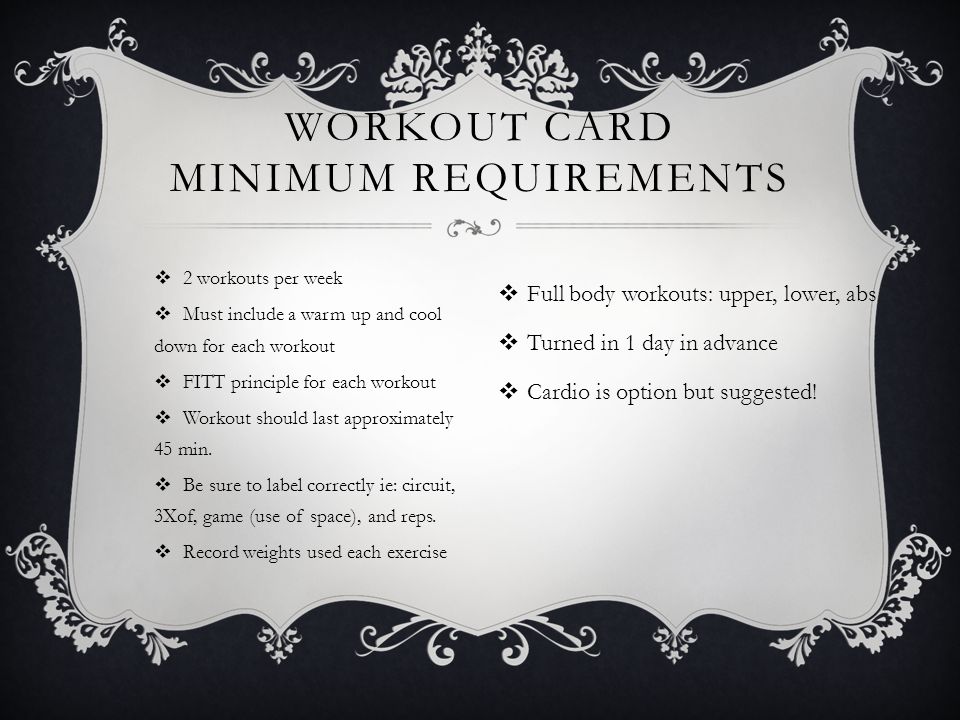 Fitness Portfolio 8 Th Grade 4 Th Qtr 2 Workouts Per Fitness Portfolio 8 Th Grade 4 Th Qtr 2 Workouts Per