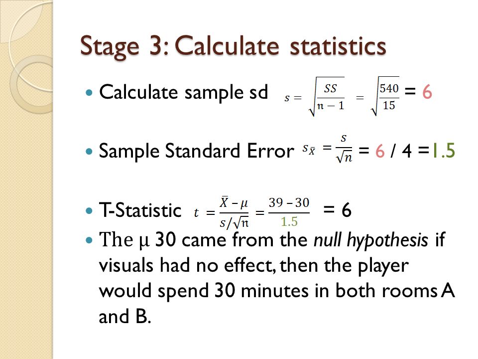 how to calculate standard error in statistics
