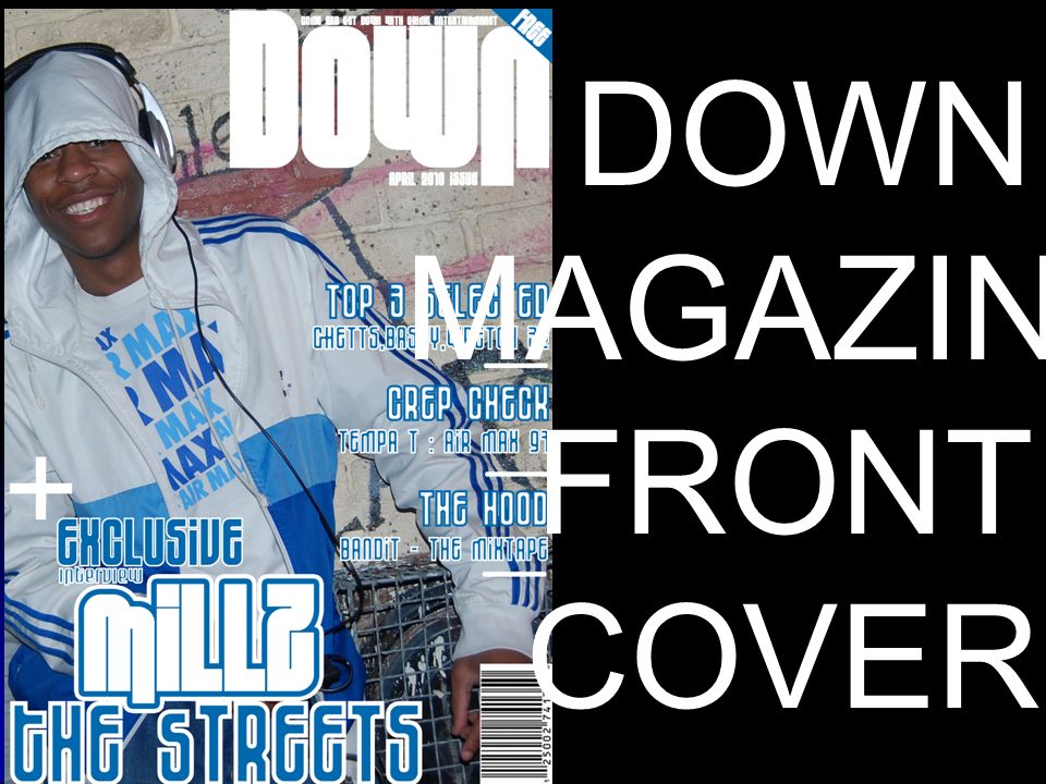 DOWN MAGAZINE FRONT COVER