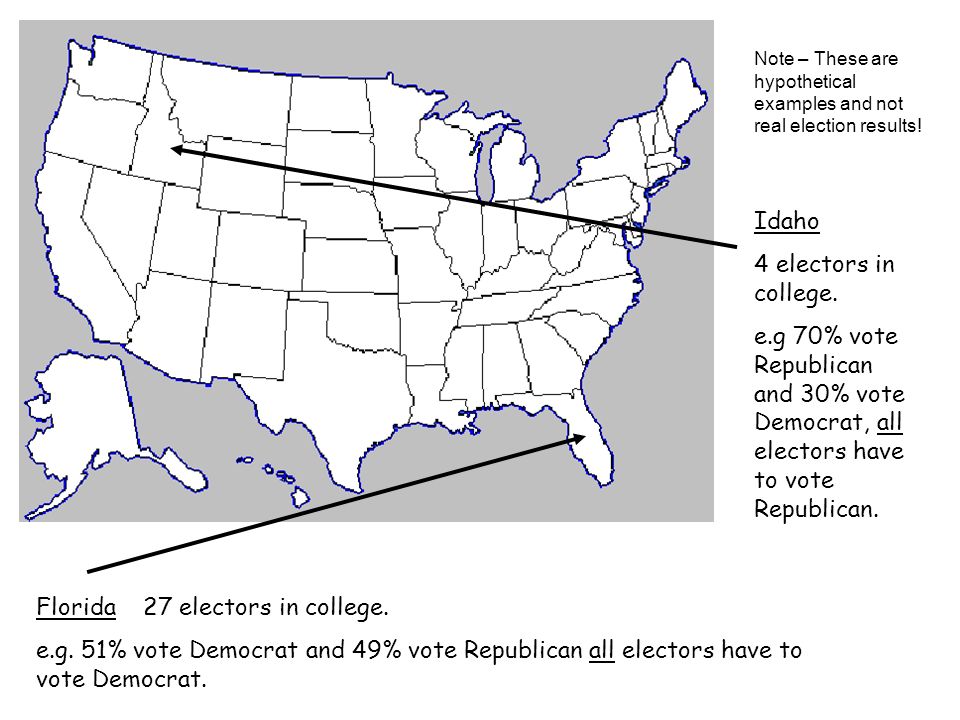 Idaho 4 electors in college.