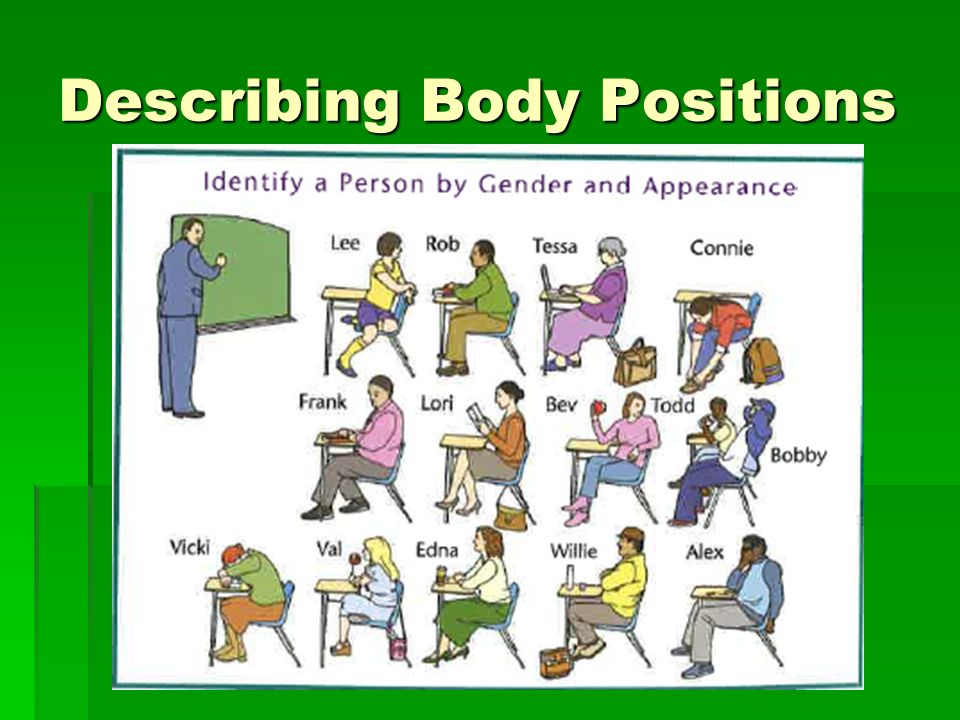 Describing Body Positions