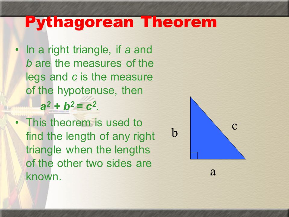 Right Triangles Right Triangle – A triangle with one right angle.