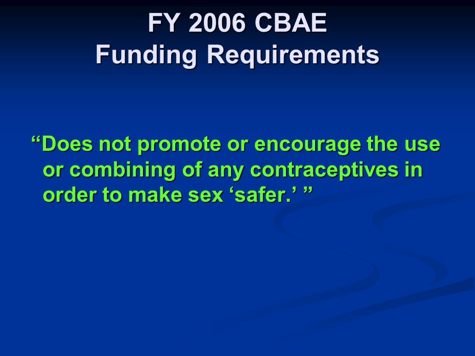 Do promoting birth control encourage sex
