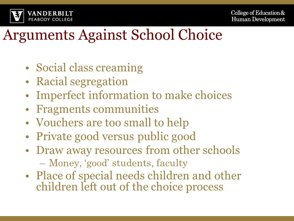 arguments for charter schools