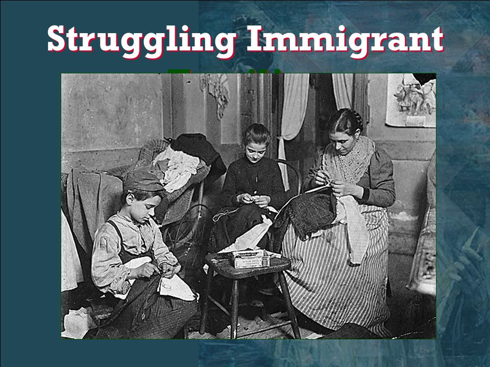 Struggling Immigrant Families