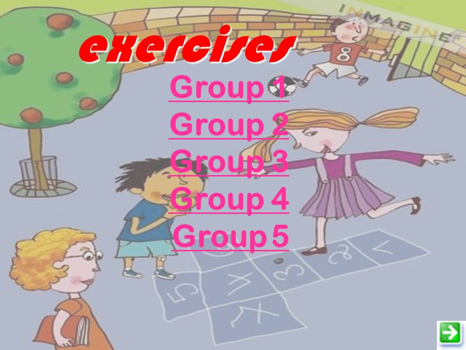 Group 5 Give examples in past form in affirmative,.learnenglish.de/Games/Tenses/SimplePast. htm