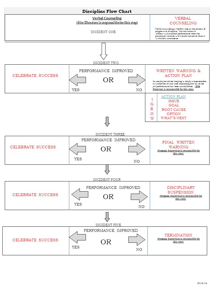 Disciplinary Action Process Flow Chart