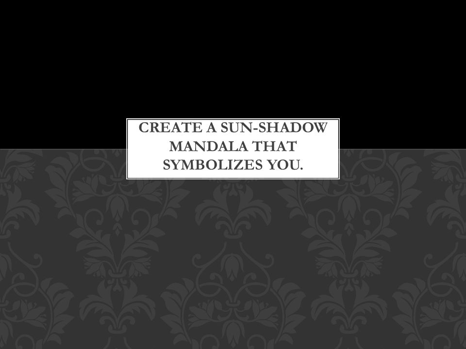 Sun Shadow Mandala Chart