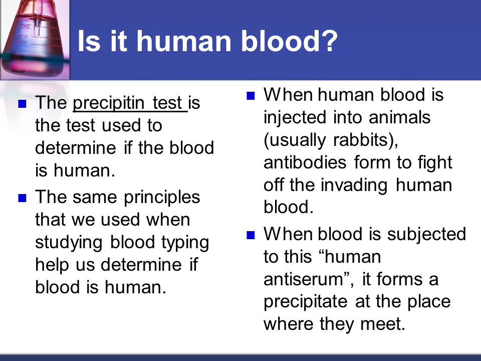 Identification of Blood and Biologicals. Is it Blood? We will spend a lot  of time characterizing the patterns that blood makes as a result of  traumatic. - ppt download