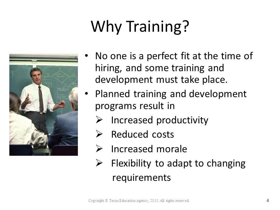 Why Training.