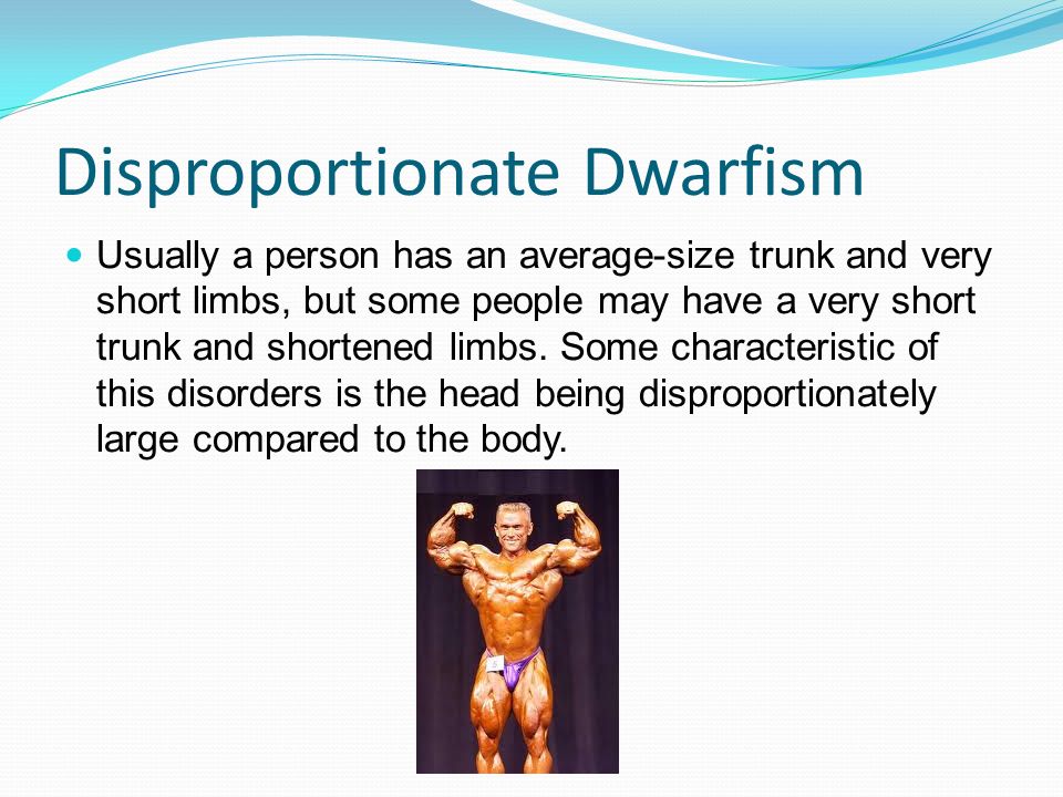 proportionate vs disproportionate dwarfism