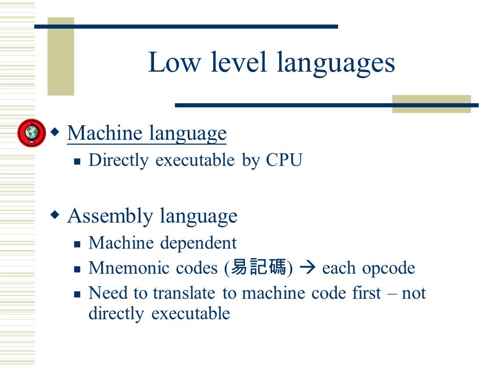 high and low level programming languages