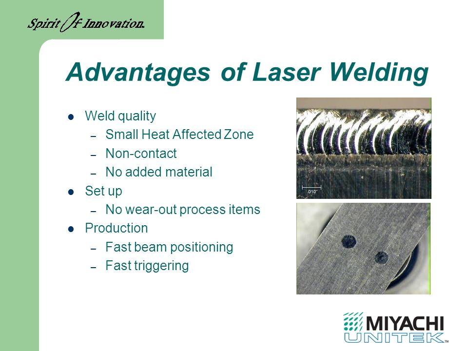 Technology trends for today's material processing needs Pulsed Nd:YAG Laser  Welding. - ppt download