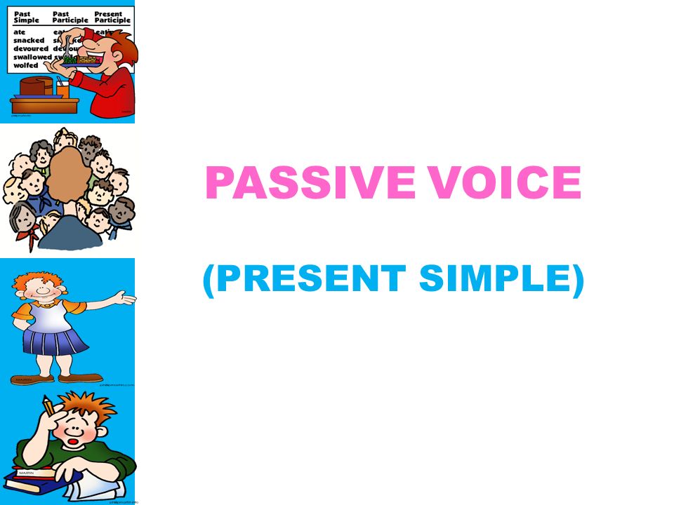 PASSIVE VOICE (PRESENT SIMPLE)