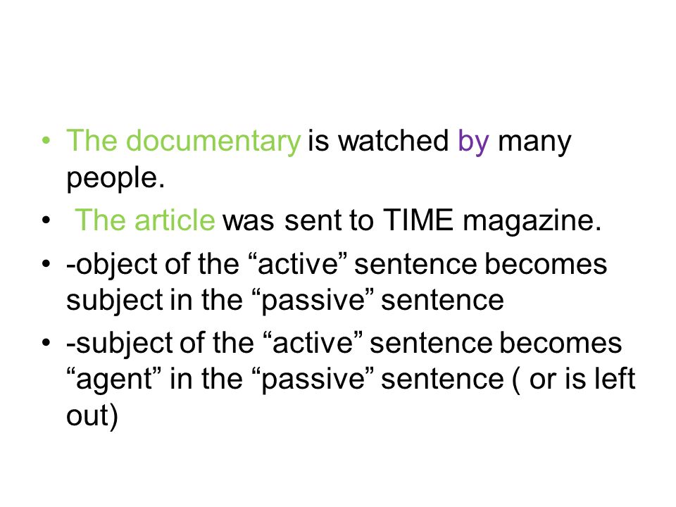 The documentary is watched by many people. The article was sent to TIME magazine.
