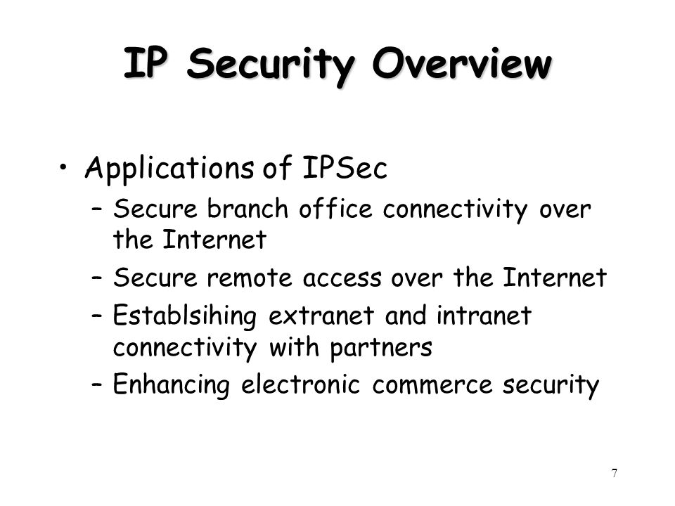 1 Chapter 6 IP Security Henric Johnson Blekinge Institute of Technology,  Sweden Revised by Andrew. - ppt download