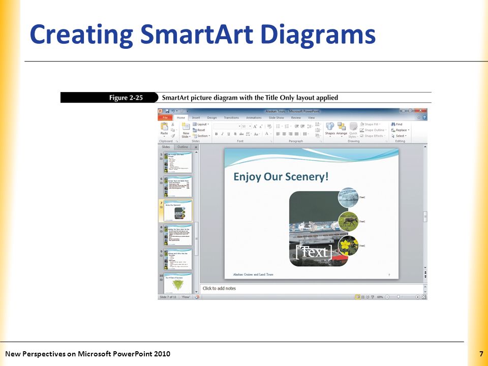 XP Creating SmartArt Diagrams New Perspectives on Microsoft PowerPoint 20107