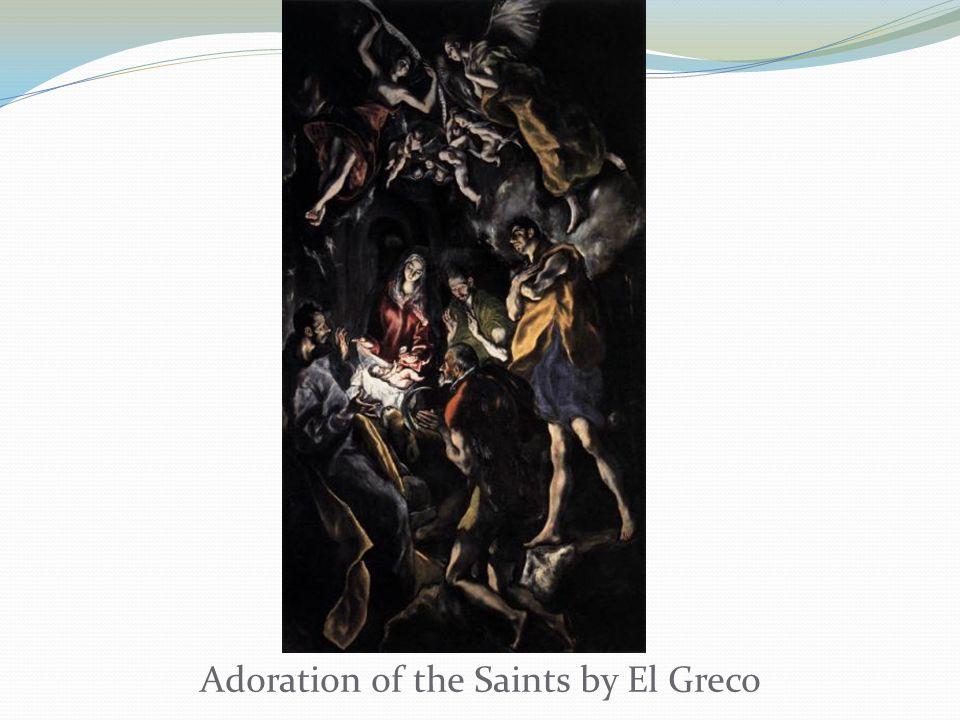 Adoration of the Saints by El Greco