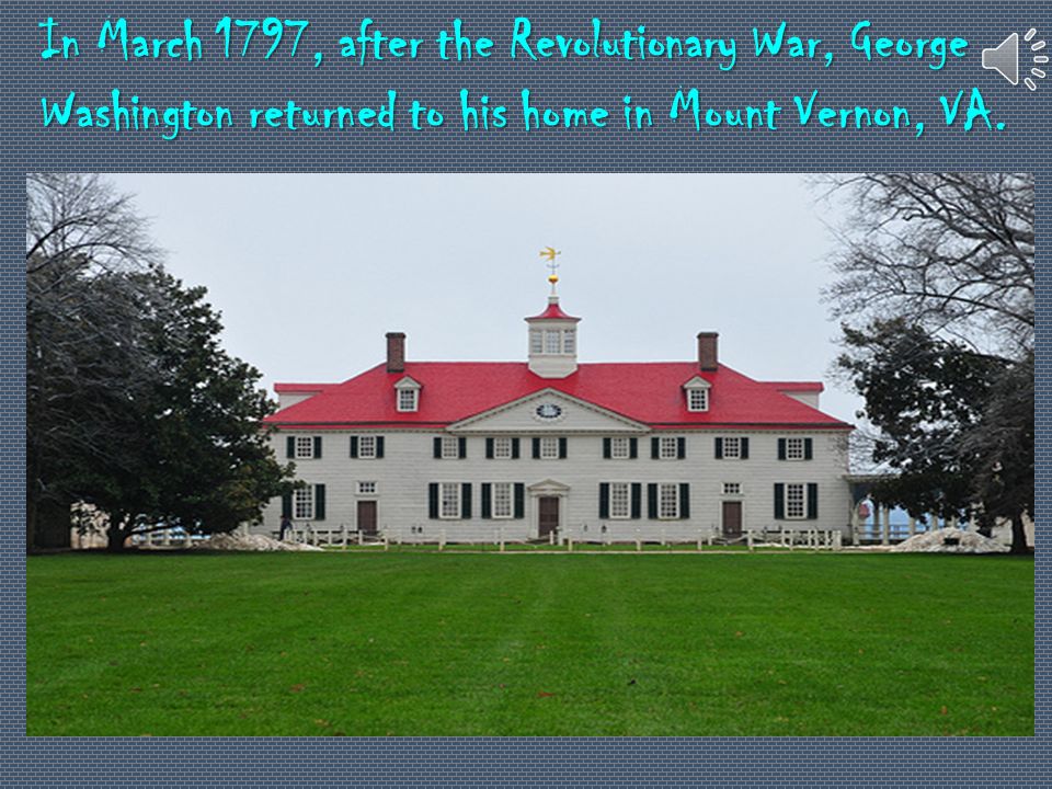 In 1796 George Washington gave his Farewell Address to the public.