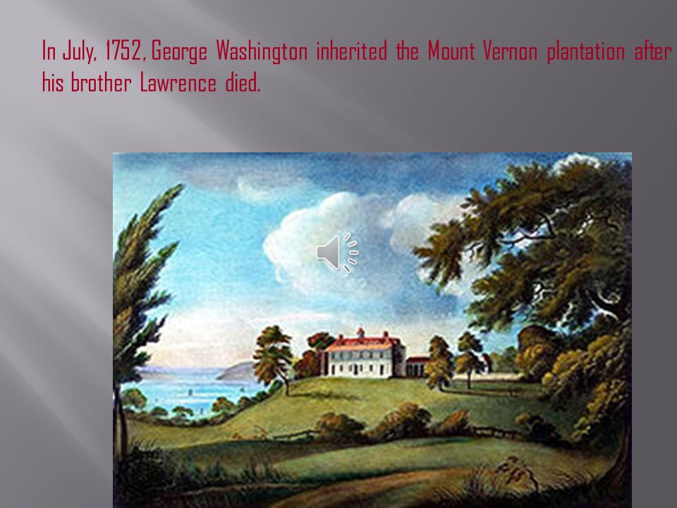 In 1749, George Washington was appointed Official Surveyor of Culpeper County, Virginia.