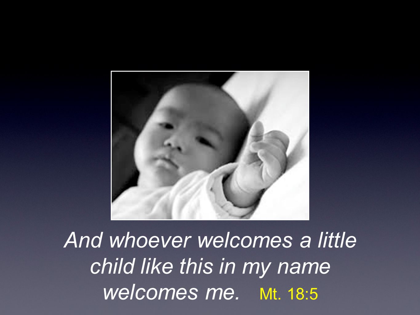 Small Things Matter And If Anyone Gives Even A Cup Of Cold Water To One Of These Little Ones Because He Is My Disciple I Tell You The Truth He Will
