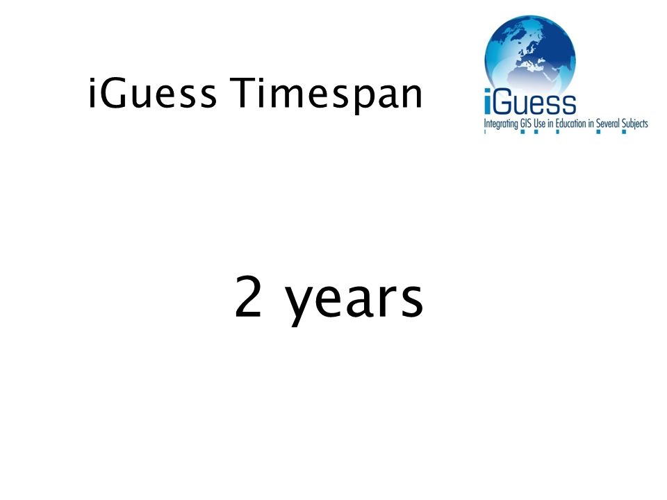 iGuess Timespan 2 years