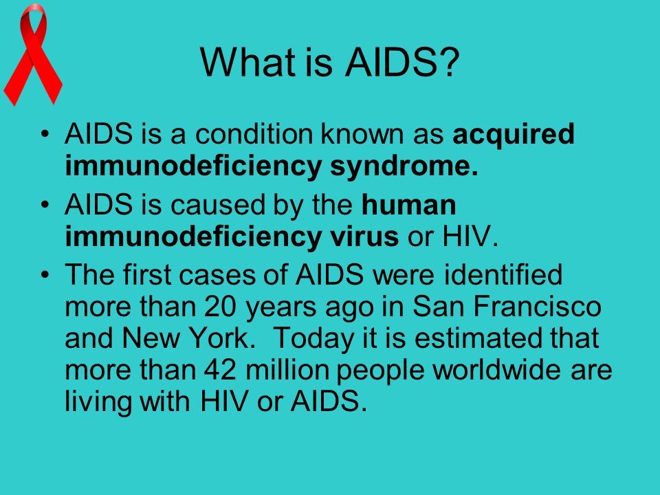 Warning signs of aids in a gay man