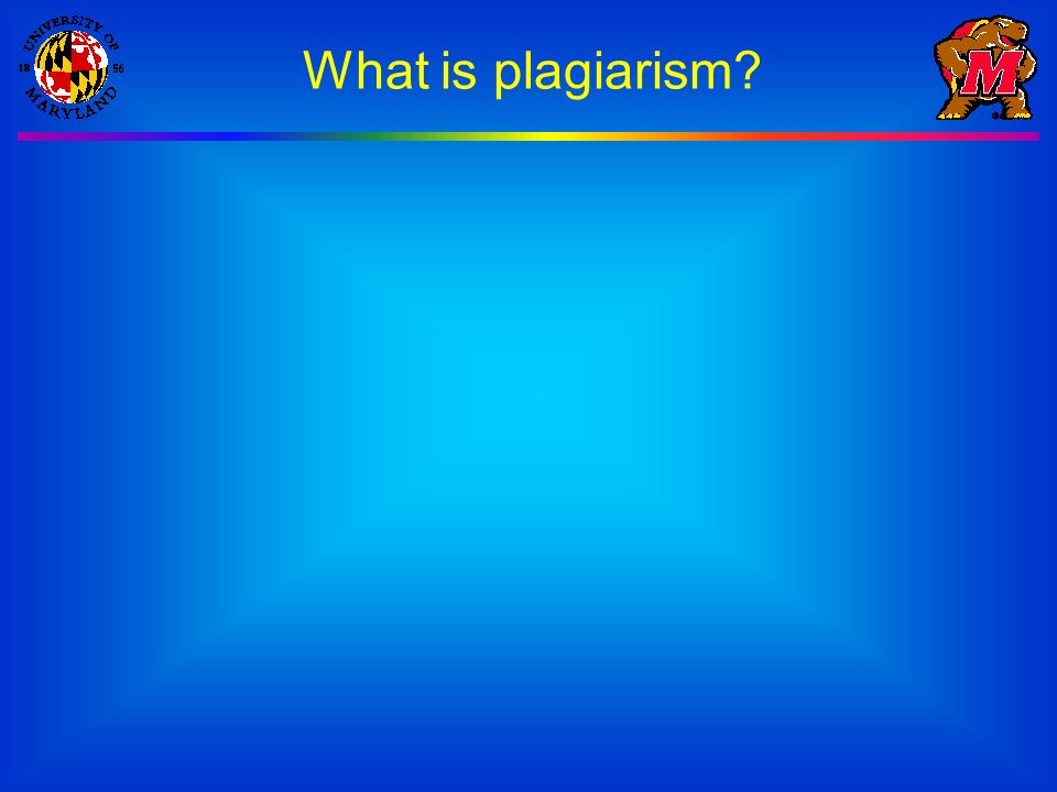 What is plagiarism