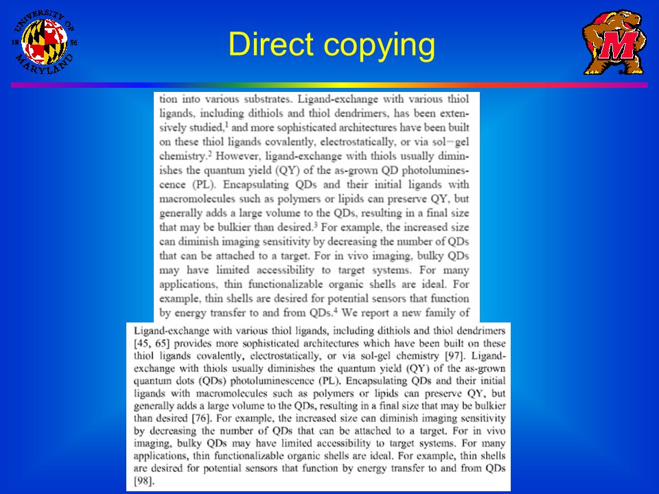 Direct copying