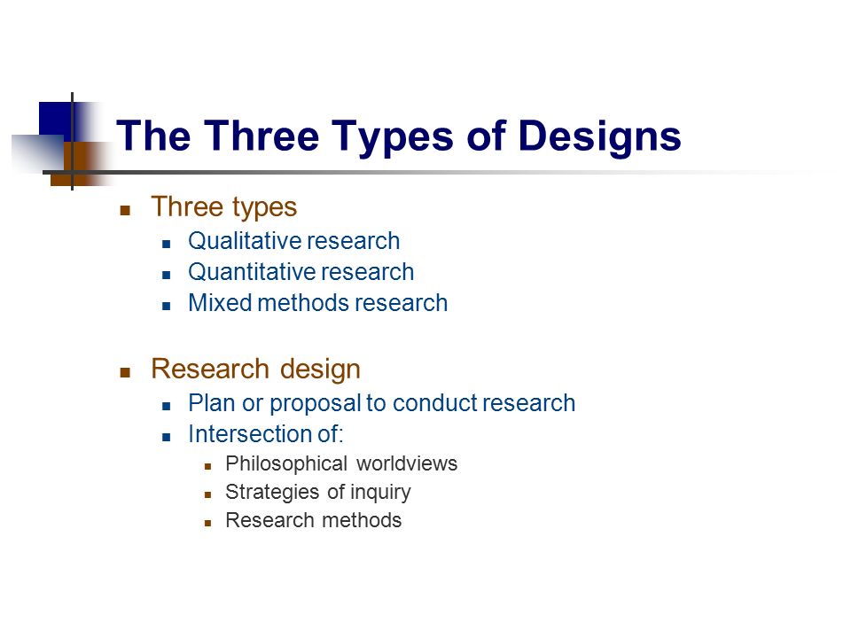 types of research proposal