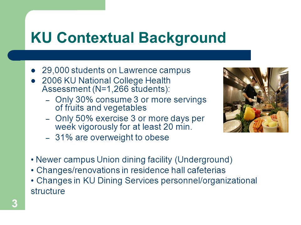 1 Better Bites: Implementation And Outcomes Of A Campus-wide Healthy ...