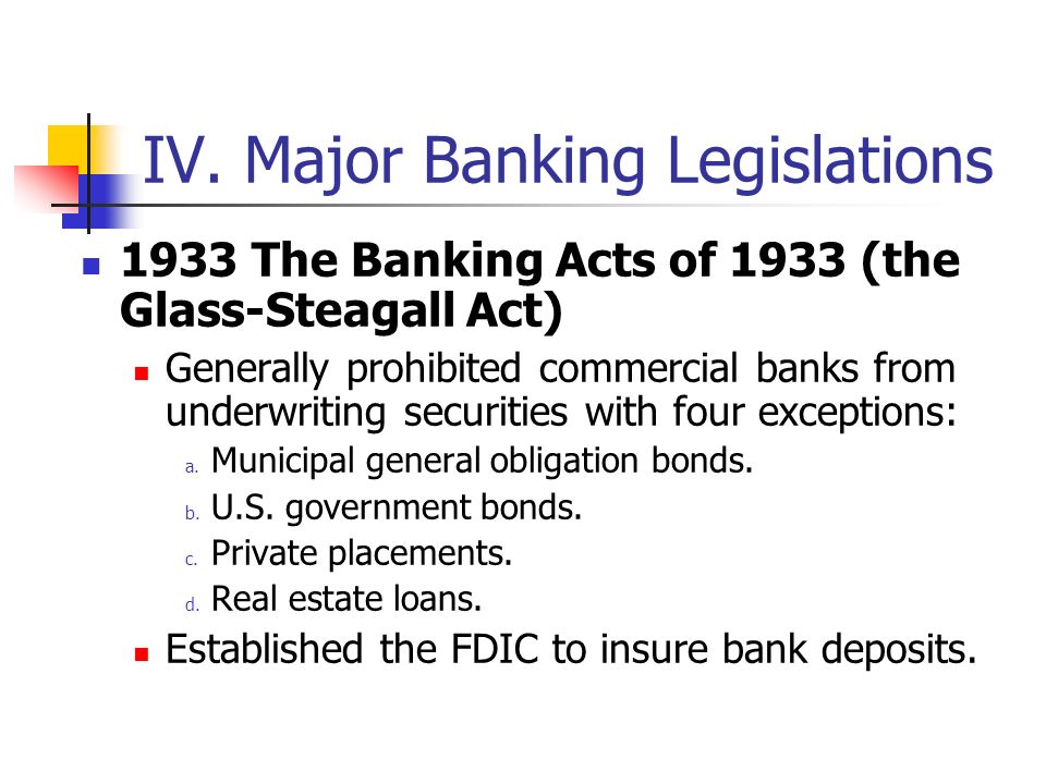 U.S. Banking Regulation. I. Objectives of Financial Regulation Safety and  Soundness To prevent disruptions in the payments system and to avoid a  system-wide. - ppt download