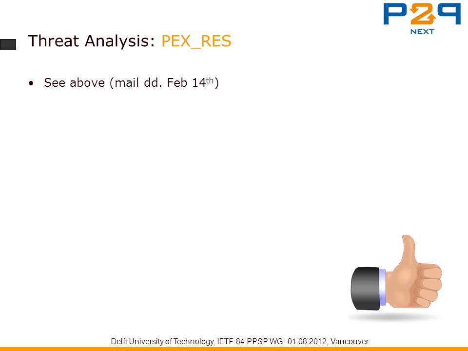 Threat Analysis: PEX_RES See above (mail dd.