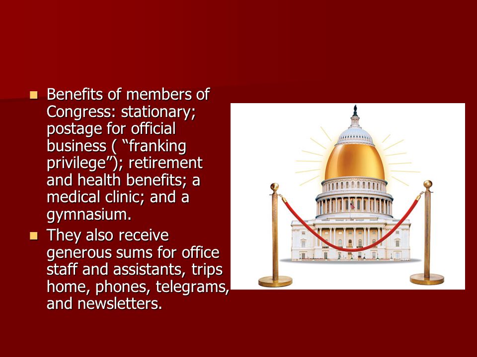 Health Benefits for Members of Congress