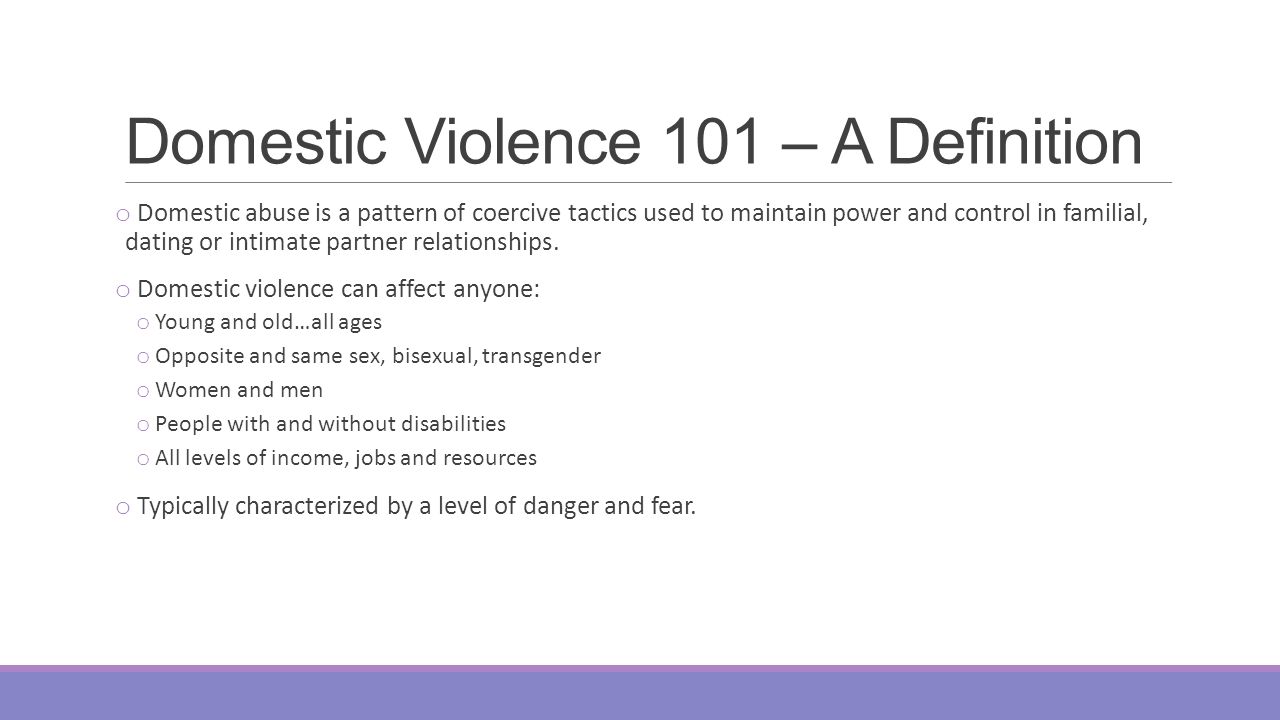domestic violence and homelessness. overview 1. domestic violence