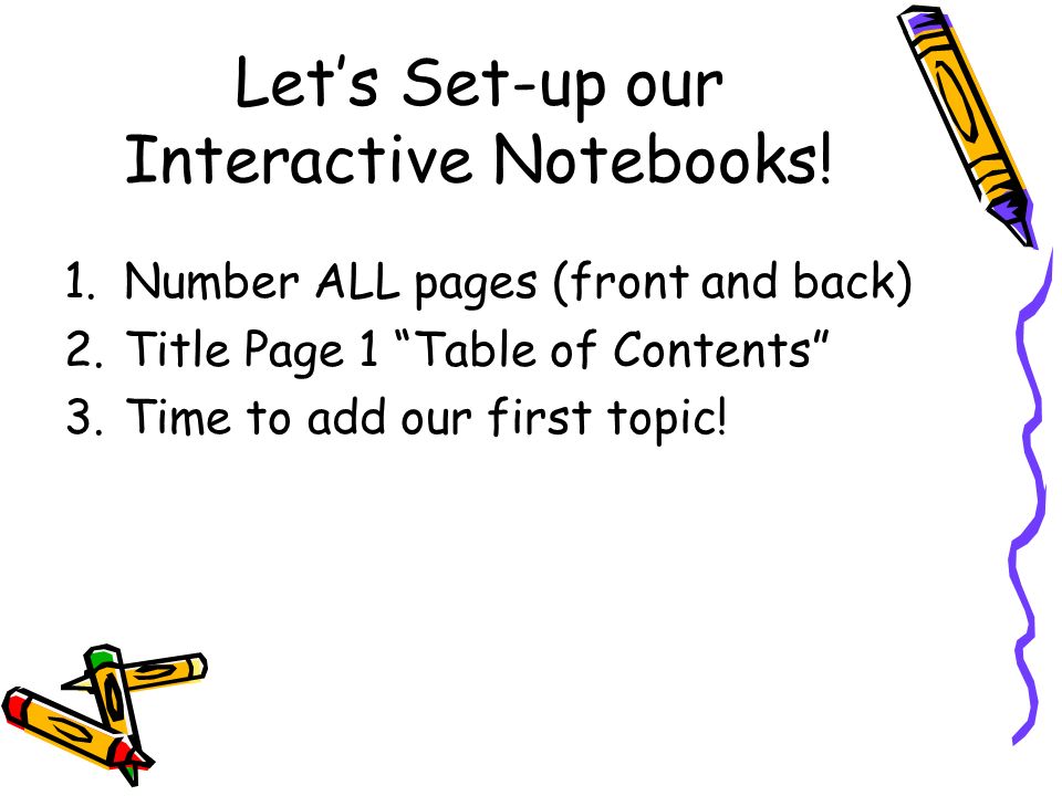 Let’s Set-up our Interactive Notebooks.