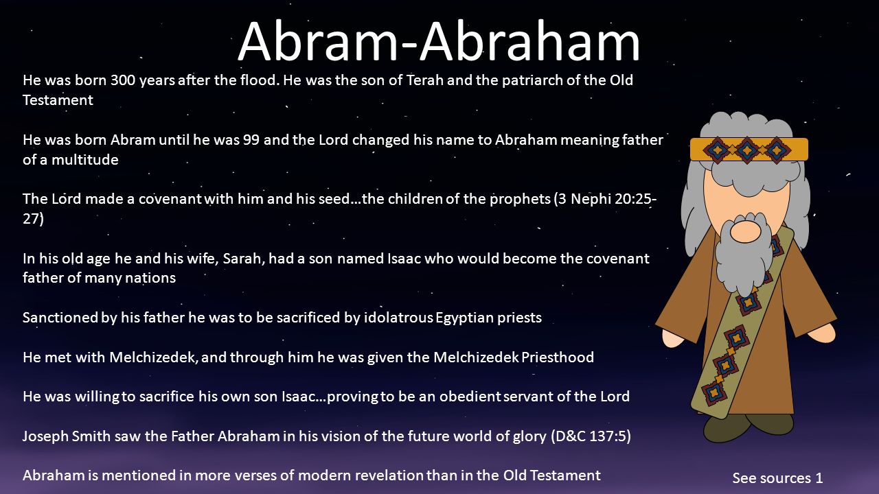 Lesson 19 Exalted Father Abraham 1 Look unto Abraham your father, and unto  Sarah that bare you: for I called him alone, and blessed him, and  increased. - ppt download